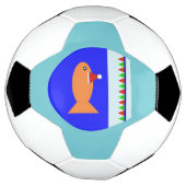 Voetbal voor kerstfeestvis (Gedraaid)