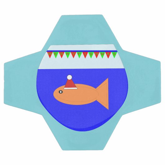 Voetbal voor kerstfeestvis (Enkel)