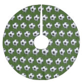 Voetbal voor Kerstmis Kerstboom Rok (Voorkant)