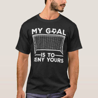 Voetbal voor mannen Goalkeeper Soccer Defender T-shirt
