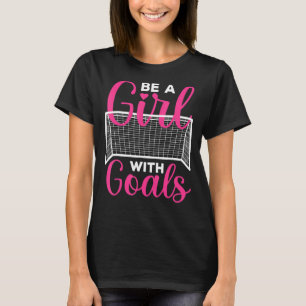 Voetbal voor meisjes Tiener vrouwen Voetbalspelers T-shirt