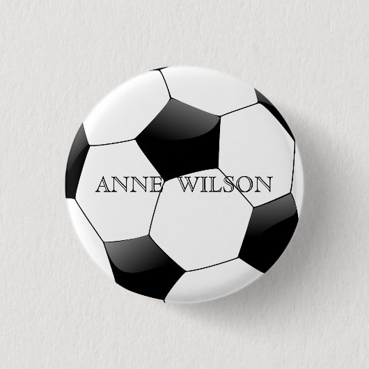  Voetbal voor persoonlijk Football Ronde Button 3,2 Cm (Voorkant)