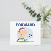 Voetbal voor T-shirts en cadeautjes Briefkaart (Staand voorkant)