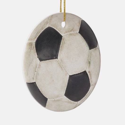 Voetbal voor voetzoekers — Voetbal voor voetballen Keramisch Ornament (Rechts)