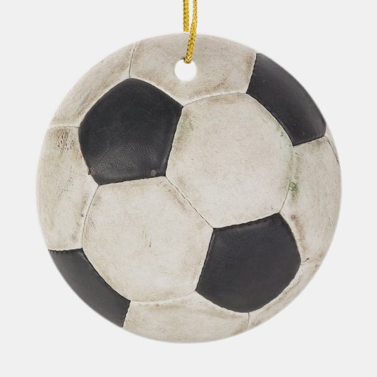Voetbal voor voetzoekers — Voetbal voor voetballen Keramisch Ornament (Voorkant)