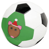 Voetbal voor vrolijk kerstmis (Drie kwart)