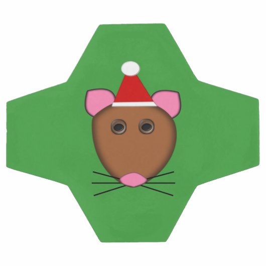 Voetbal voor vrolijk kerstmis (Enkel)