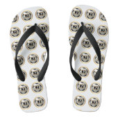 Voetbal voor vrouwen teenslippers (Voetbed)