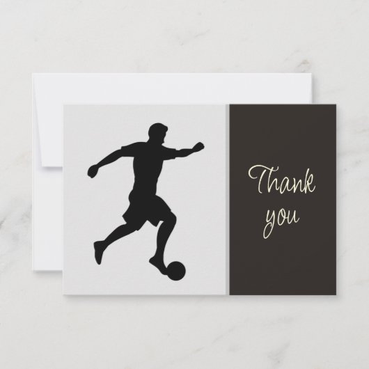 Voetbal Vrijwilliger Helper Bedankt (Voorkant)
