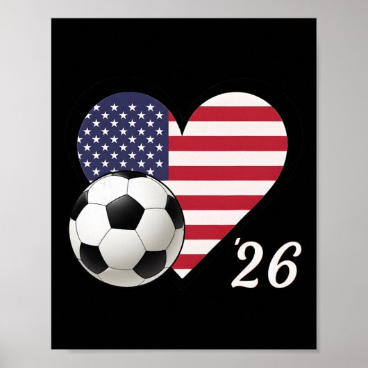 Voetbal VS 2026 Poster (Voorkant)