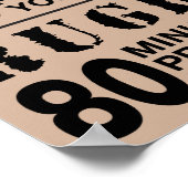 Voetbal vs Rugby Poster (Hoek)