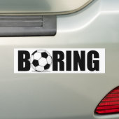 Voetbal? Wat is de Big Deal? Bumpersticker (Op auto)