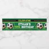 Voetbal Water Fles Label Waterfles Etiket (Enkel label)