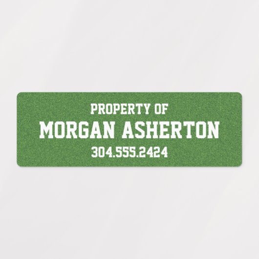 Voetbal waterdicht labels (Design 1)