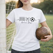 Voetbal Wedstrijddag Minimaal Bow T-shirt