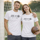 Voetbal Wedstrijddag Minimaal Bow T-shirt