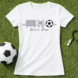 Voetbal Wedstrijddag Minimaal Bow T-shirt
