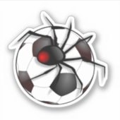 Voetbal Weduwe Sport Sticker (Voorkant)