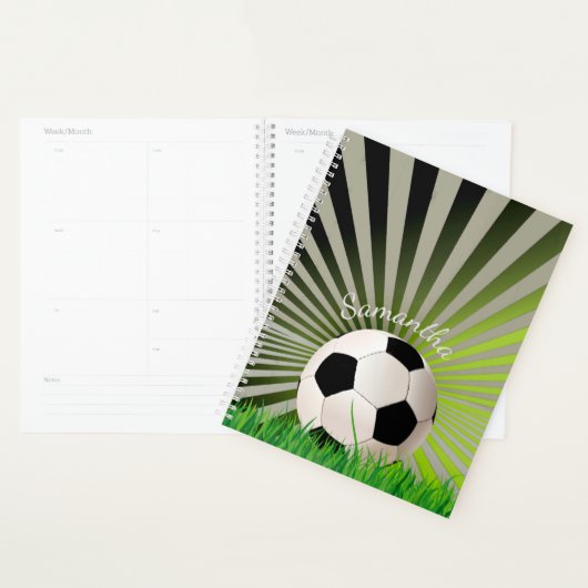 Voetbal wekelijks/maandelijks planner (Display)