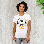 Voetbal Wereldbol Vrouwen T-shirt