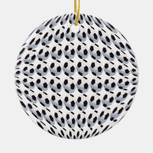 Voetbal Wereldkeramisch Ornament