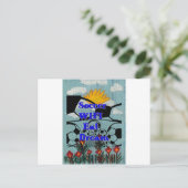 Voetbal WIFI Eet Dromen – Leuke Sport Art Print Briefkaart (Staand voorkant)