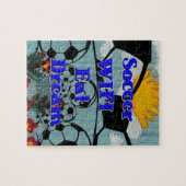 Voetbal WIFI Eet Dromen – Leuke Sport Art Print Legpuzzel (Horizontaal)