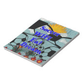 Voetbal WIFI Eet Dromen – Leuke Sport Art Print Notitieblok (Linkerzijde)