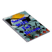 Voetbal WIFI Eet Dromen – Leuke Sport Art Print Notitieboek (Rechterzijde)