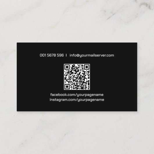 Voetbal Witte en rode handschoenen Visitekaartje (Achterkant)