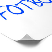 Voetbal WK Zweden 1958 Poster (Hoek)