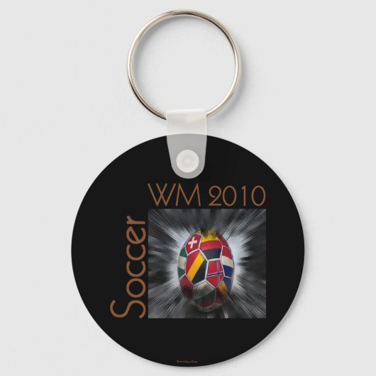 Voetbal WM 2010 Sleutelhanger (Voorkant)
