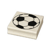 Voetbal Wood Art Stamp Rubberstempel (Stempel)