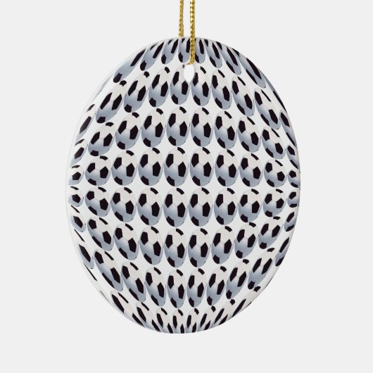 voetbal World Ceramic Ornament (Rechts)