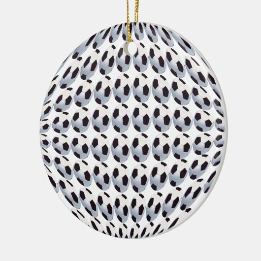 voetbal World Ceramic Ornament (Links)