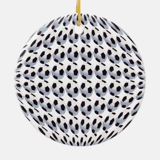 voetbal World Ceramic Ornament (Achterkant)