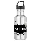 Voetbal Wrok Gepersonaliseerde Sport Waterfles (Voorkant)