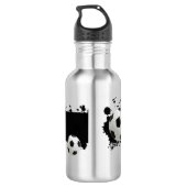 Voetbal Wrok Gepersonaliseerde Sport Waterfles (Achterkant)