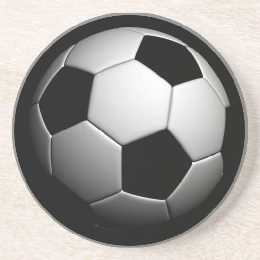 Voetbal Zandsteen Onderzetter (Voorkant)