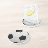 Voetbal Zandsteen Onderzetter (Zijkant)