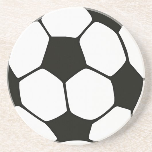 Voetbal Zandsteen Onderzetter (Voorkant)