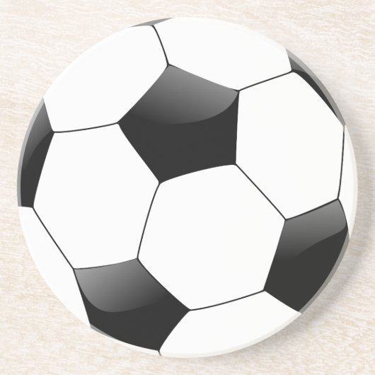 Voetbal Zandsteen Onderzetter (Voorkant)
