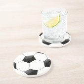 Voetbal Zandsteen Onderzetter (Zijkant)