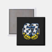 Voetbal Zes Zeven 67 Grappige Gen Alpha Meme Magneet (Voorkant / Achterkant)