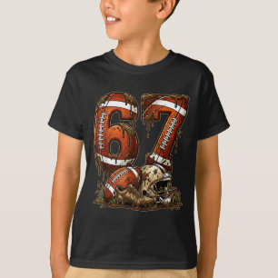 Voetbal Zes Zeven Drip 67 Meme Grappig 6-7 Voetbal T-shirt