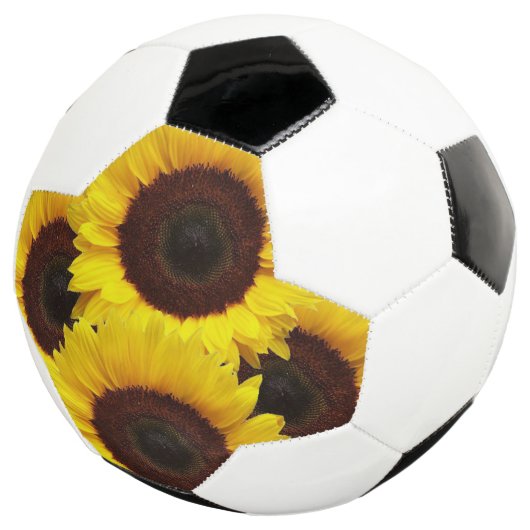 Voetbal Zonnebloem Floral (Drie kwart)