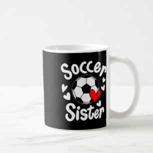 Voetbal Zus Hart Grote Zus Kleine Schommel Broer Koffiemok