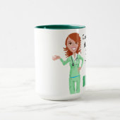 Voetbal Zuurwitte en groene koffie Mok (Midden)