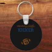 Voetbal zwangerschapsaankondiging Herfst door Reve Sleutelhanger (Voorkant)