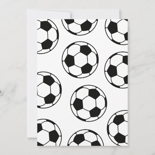 Voetbal zwart en groen Verjaardag Kaart